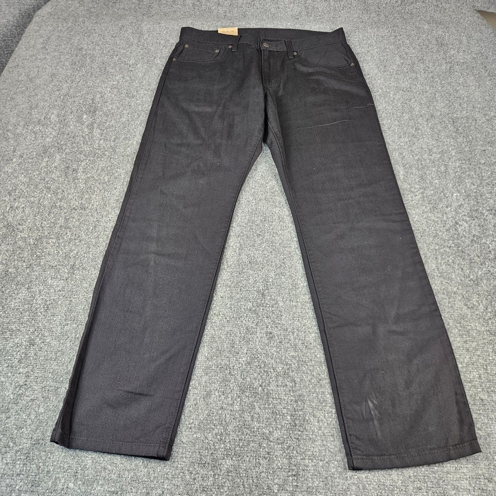 Levis 501 Original Fit Mens Black Straight Leg Denim Jeans 30x30 A4690-2371 NEW‎